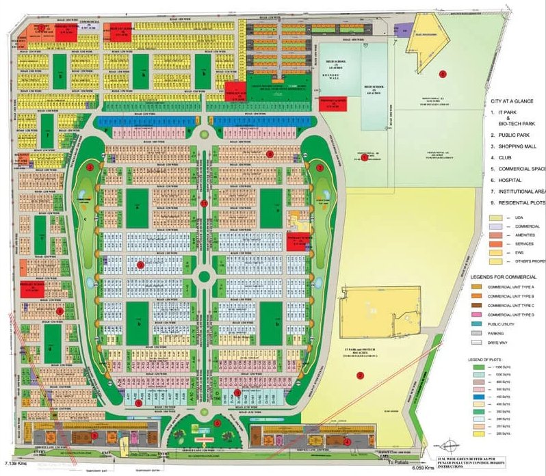 Omaxe City Patiala Site Plan